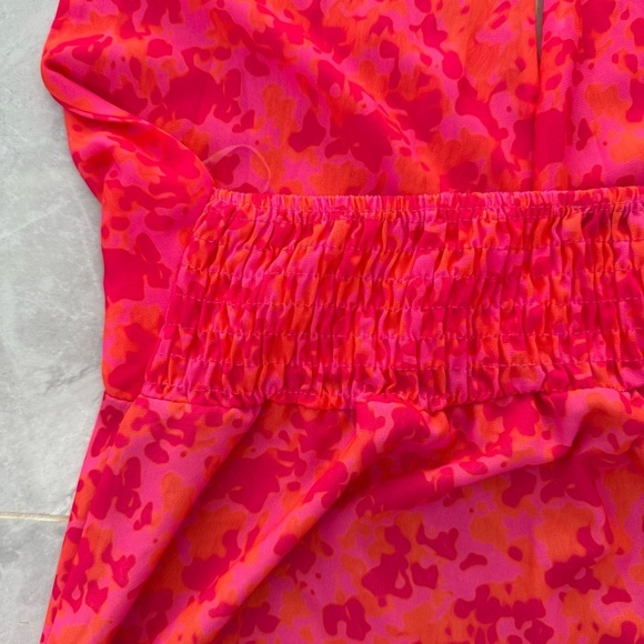 Women’s All I Want Summer Chiffon Multi-Position Neckline Floral Dress Small - Picture 11 of 16